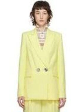 Simon Miller Galen Blazer Sea Lemon, Size Medium